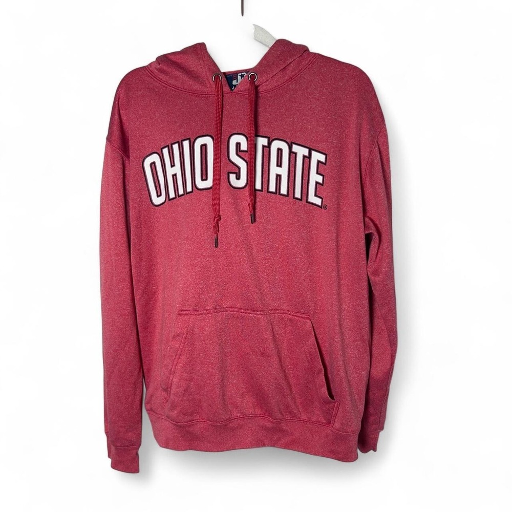 J America Ohio State Hoodie College Football Size Men Medium Pullover